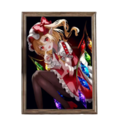 Anime Touhou Project Flandre Scarlet Wall Art Poster