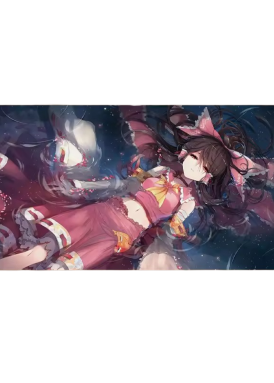 Anime Touhou Project Reimu Hakurei Mouse Pad