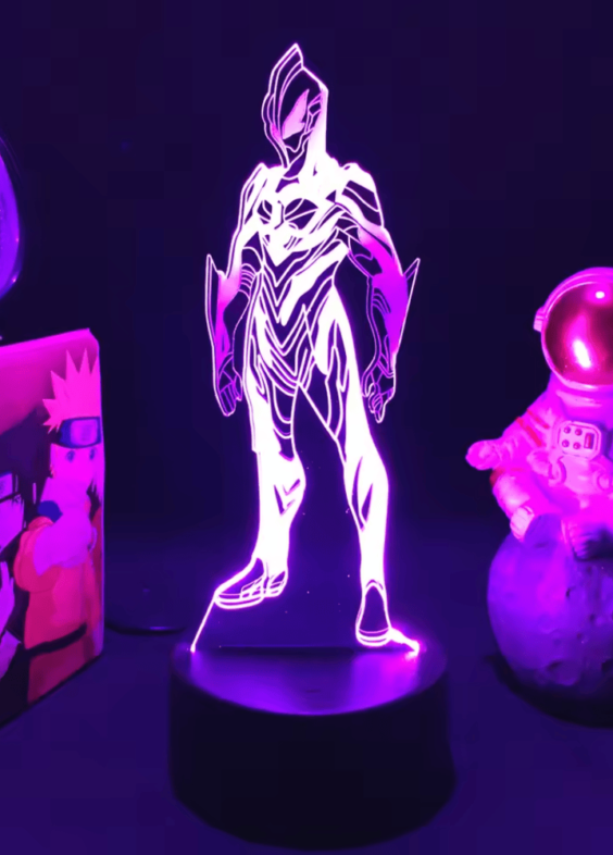 Anime Ultraman Trigger Dark LED Acrylic 3D Illusion Night Light