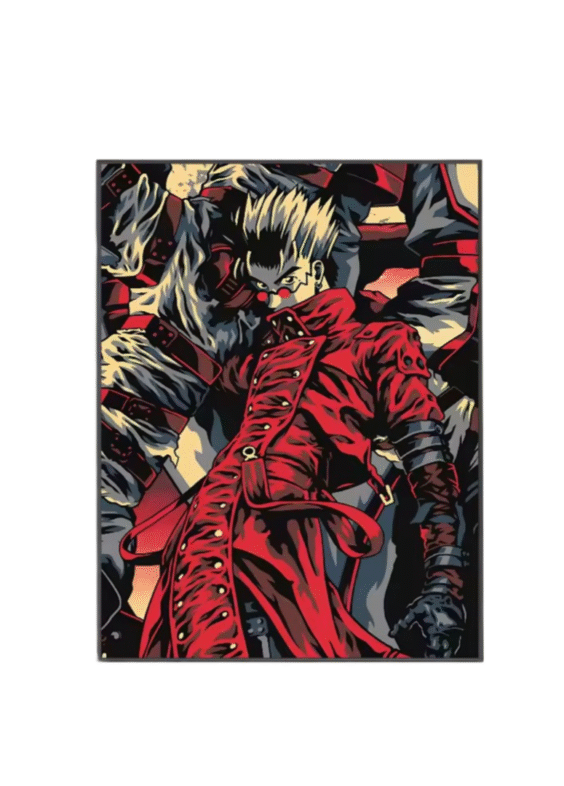 Anime Trigun Vash The Stampede Poster Wall Art