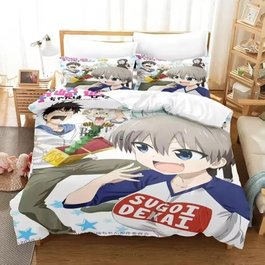 Uzaki-Chan Wants To Hang Out! Character Anime Bedding Set Uzaki-Chan Wants To Hang Out! Character Anime Bedding Set