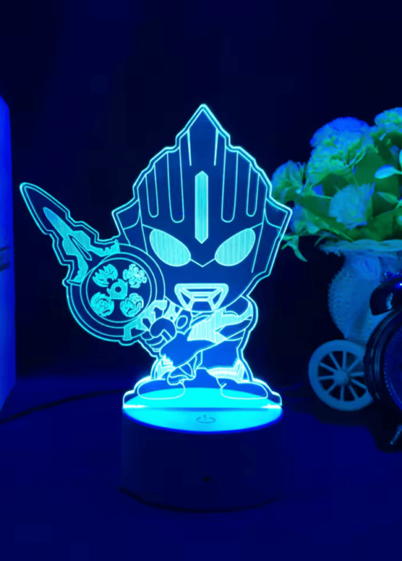 Ultraman Anime LED Acrylic 3D Illusion Night Light