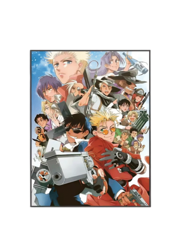 Anime Trigun Character Poster Wall Art