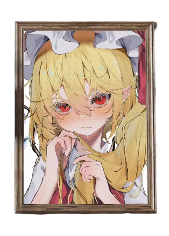 Touhou Project Flandre Anime Wall Art Poster