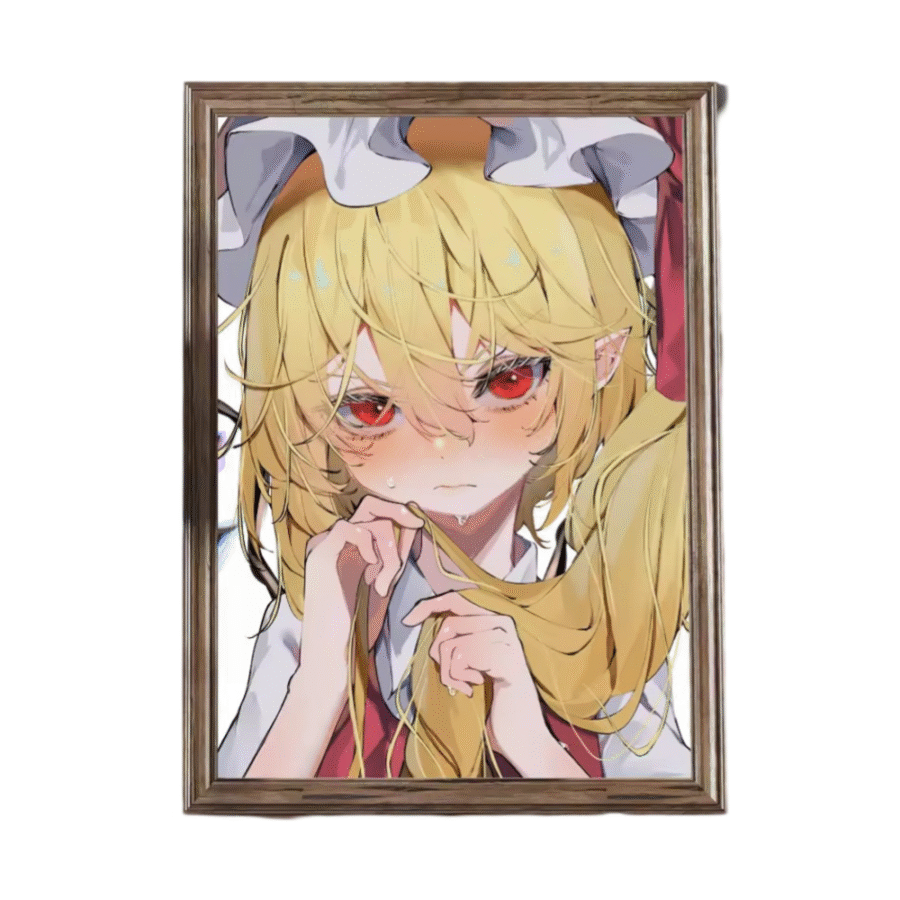 Touhou Project Flandre Anime Wall Art Poster Touhou Project Flandre Anime Wall Art Poster