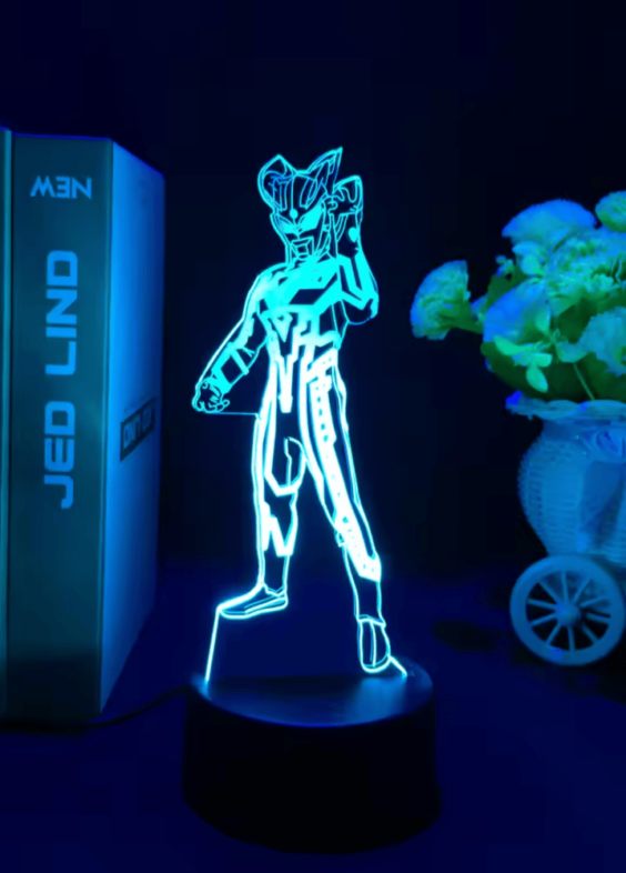 Anime Ultraman X LED Acrylic 3D Illusion Night Light