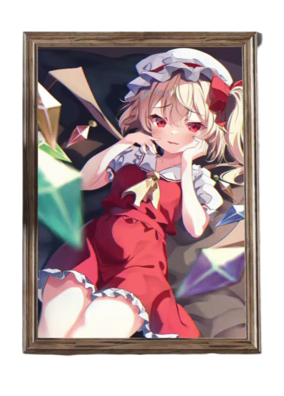 Touhou Project Anime Flandre Wall Art Poster