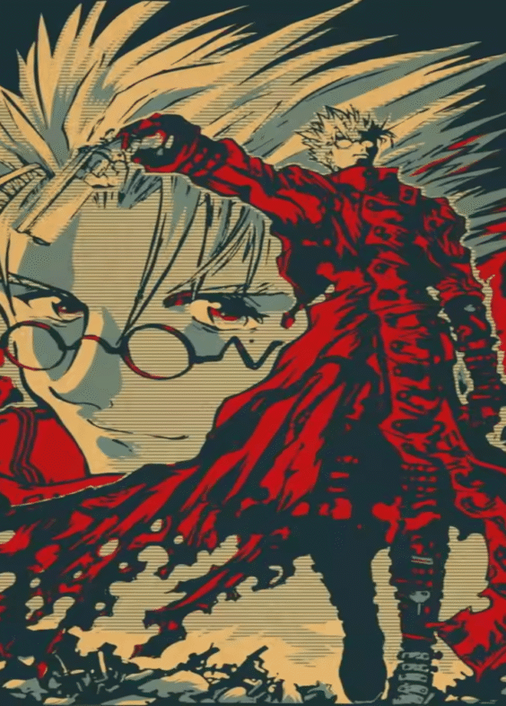 Trigun Vash The Stampede Anime Decoration Painting Wall Art