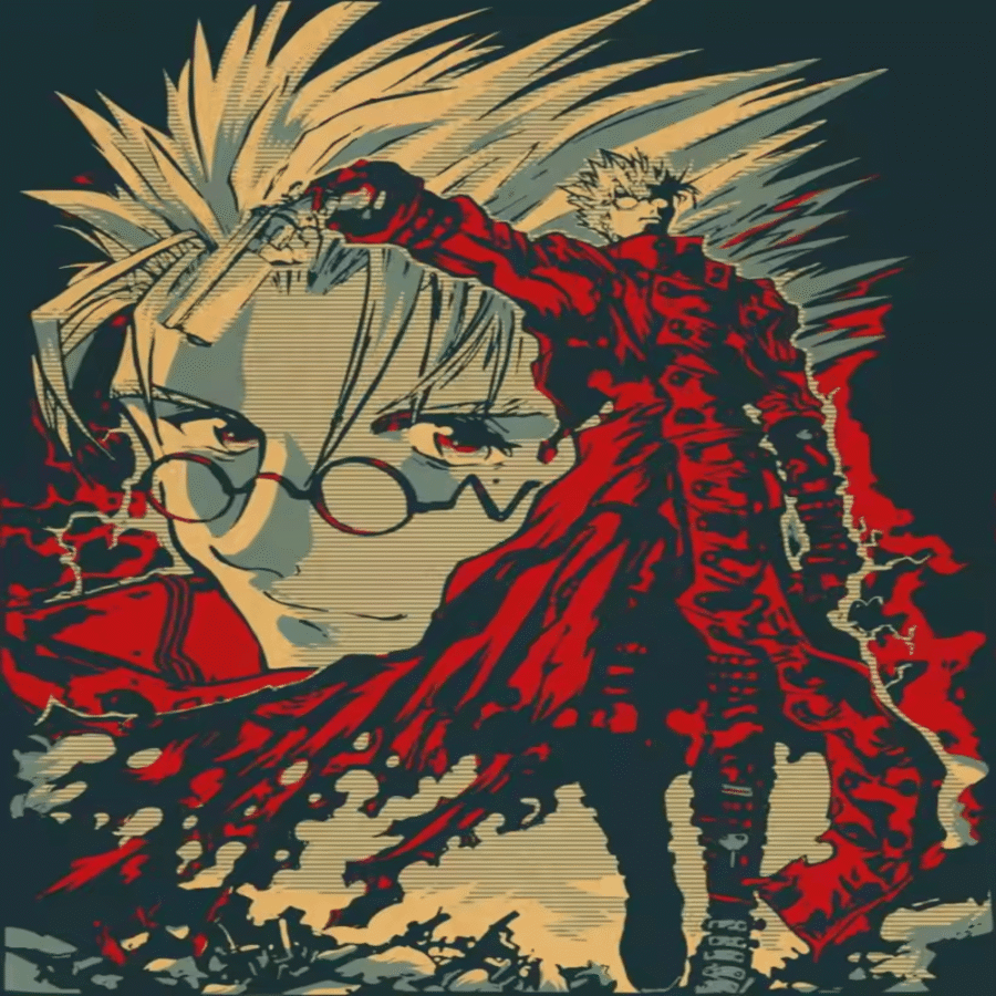 Trigun Vash The Stampede Anime Decoration Painting Wall Art Trigun Vash The Stampede Anime Decoration Painting Wall Art