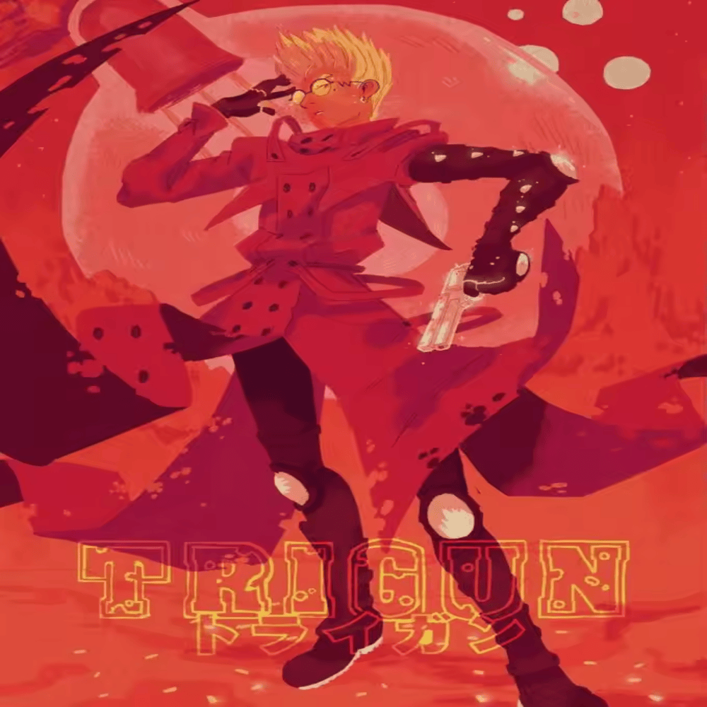 Trigun Anime Vash The Stampede Red Decoration Painting Wall Art Trigun Anime Vash The Stampede Red Decoration Painting Wall Art