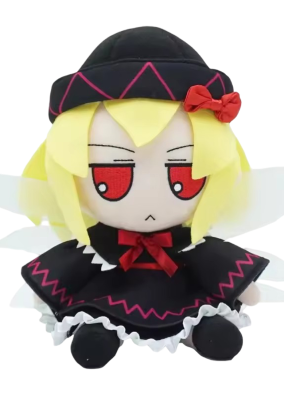 20cm Anime Touhou Project Lily Black Plush Toy