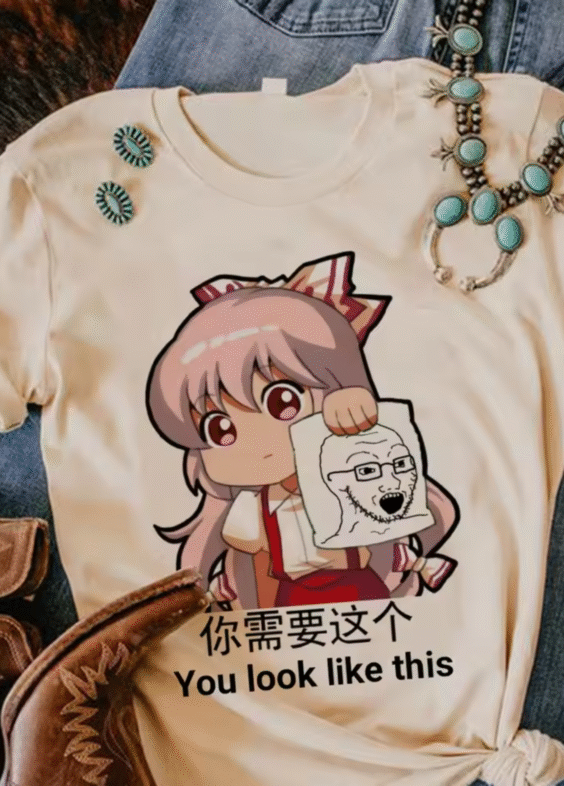 Anime Touhou Project Reimu Hakurei Cotton T-Shirt