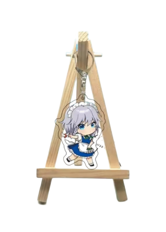 Anime Touhou Project Sakuya Izayoi Keychain Pendant