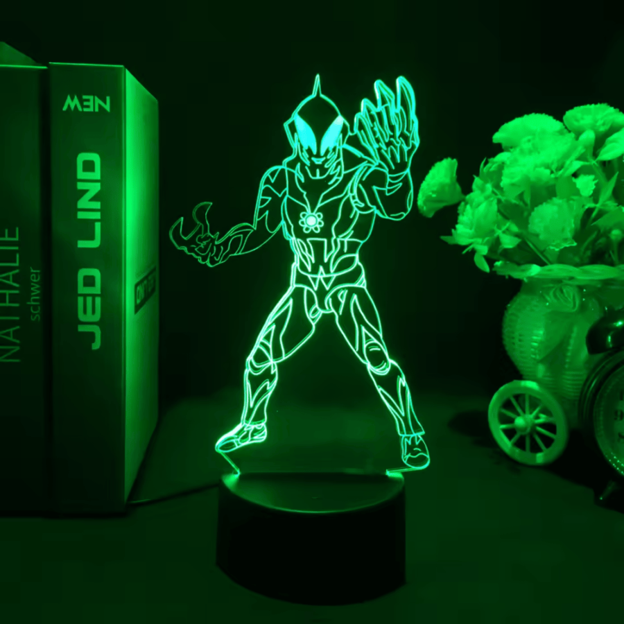 Anime Ultraman Noa LED Acrylic 3D Illusion Night Light