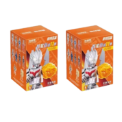 2Pcs Anime Blokees Ultraman Galaxy Version 11 Assembled And Movable Toy Blind Box