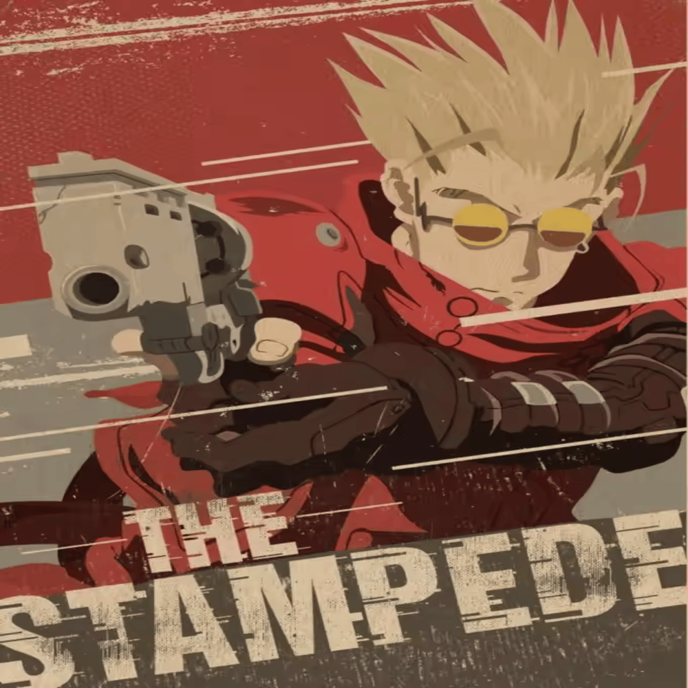 Anime Trigun Vash The Stampede Decoration Painting Wall Art Poster Anime Trigun Vash The Stampede Decoration Painting Wall Art Poster