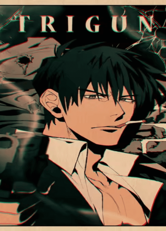 Anime Trigun Nicholas D. Wolfwood Decoration Painting Wall Art