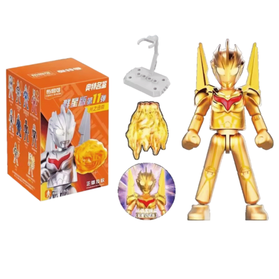Anime Blokees Ultraman Noa Galaxy Version 11 Assembled And Movable Toy Blind Box