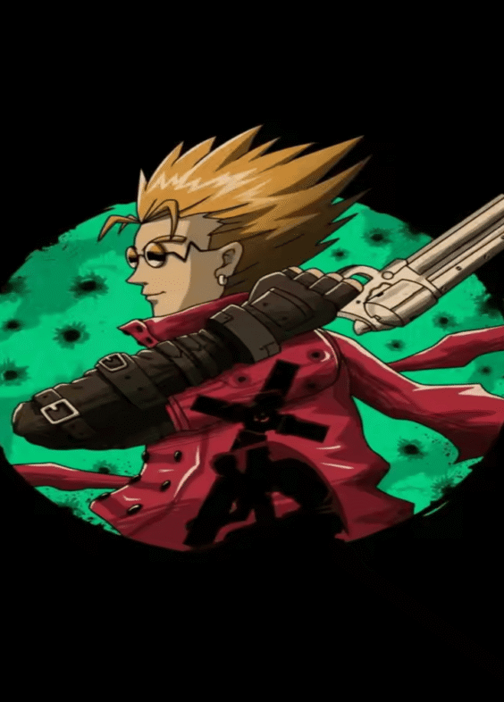 Trigun Anime Vash The Stampede Painting Wall Art Poster