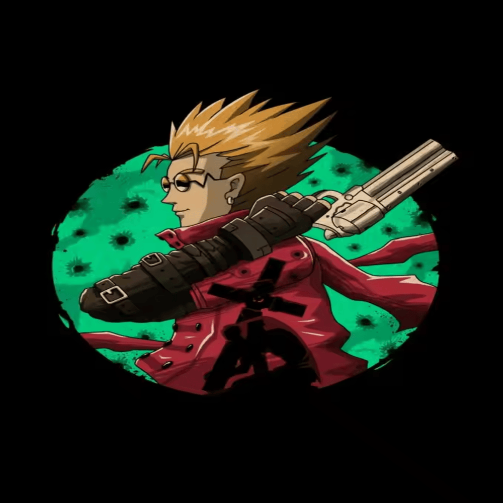 Trigun Anime Vash The Stampede Painting Wall Art Poster Trigun Anime Vash The Stampede Painting Wall Art Poster