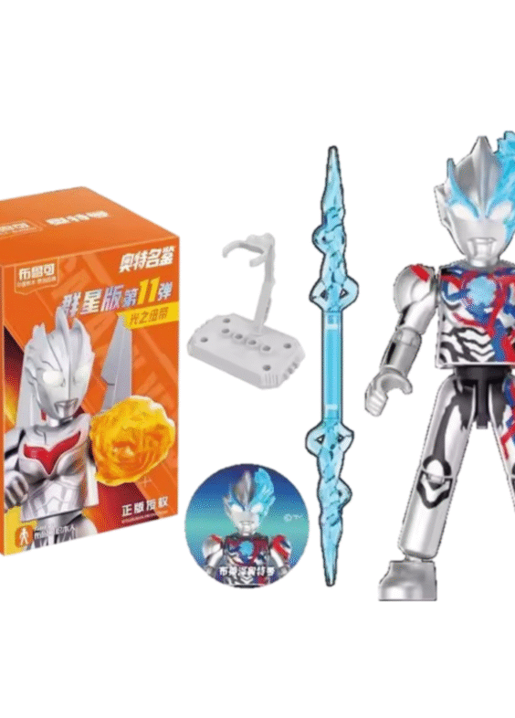Anime Blokees Ultraman Zero Galaxy Version 11 Assembled And Movable Toy Blind Box
