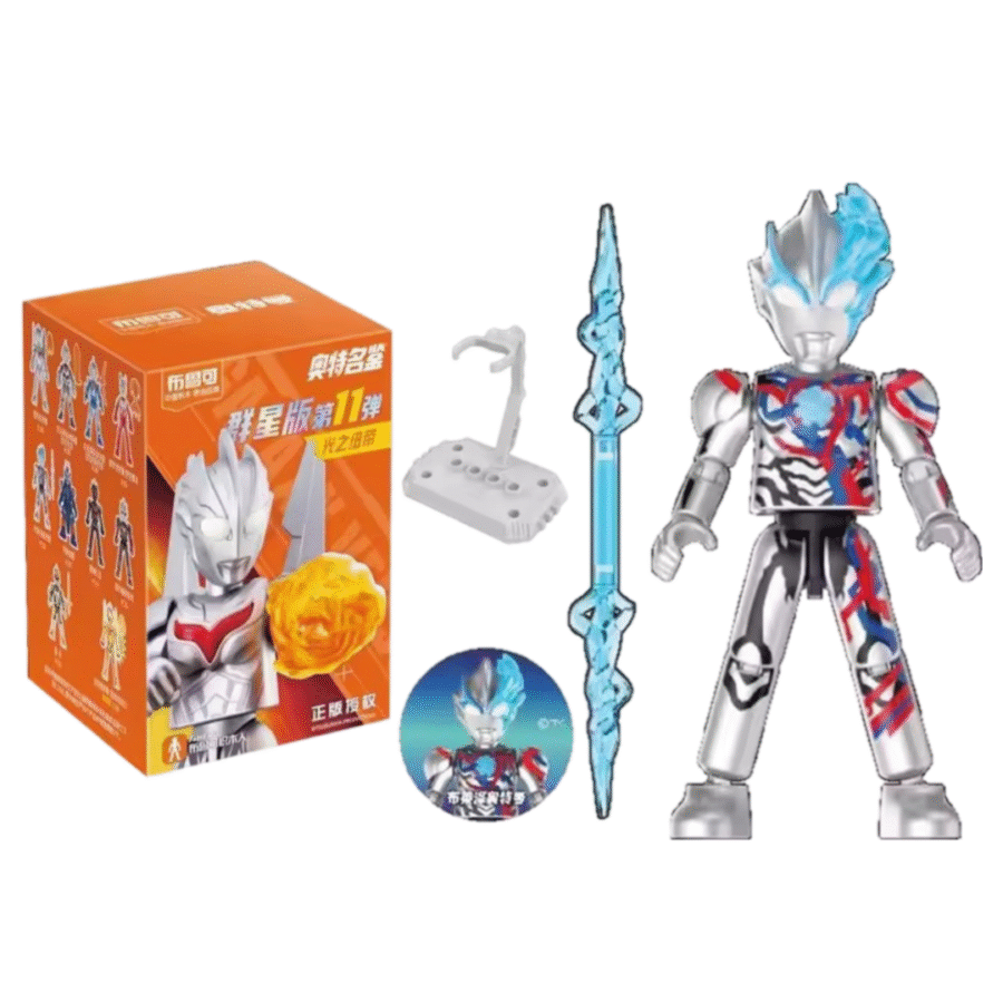 Anime Blokees Ultraman Zero Galaxy Version 11 Assembled And Movable Toy Blind Box