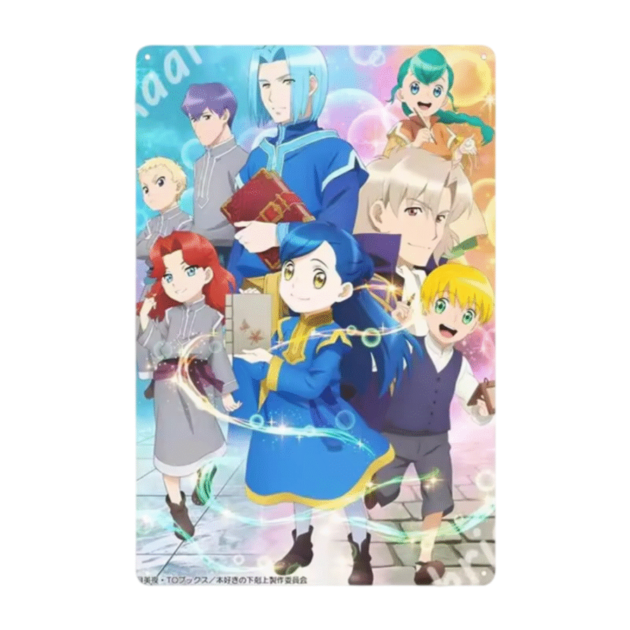 Ascendance Of A Bookworm Anime Character Poster Ascendance Of A Bookworm Anime Character Poster