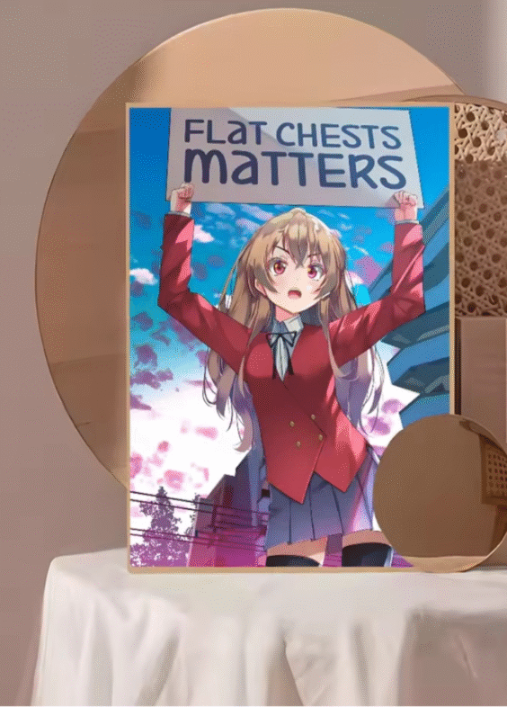 Toradora Anime Taiga Aisaka Sticky Poster