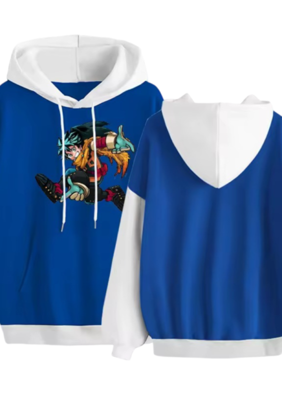 Anime My Hero Academia Izuku Midoriya Print Pullover