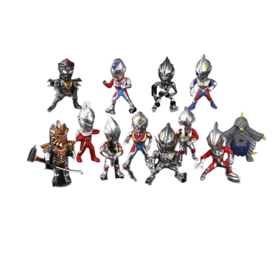 13Pcs Anime Ultraman Character Action Figure Toy