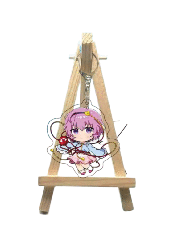 Anime Touhou Project Satori Komeiji Keychain Pendant