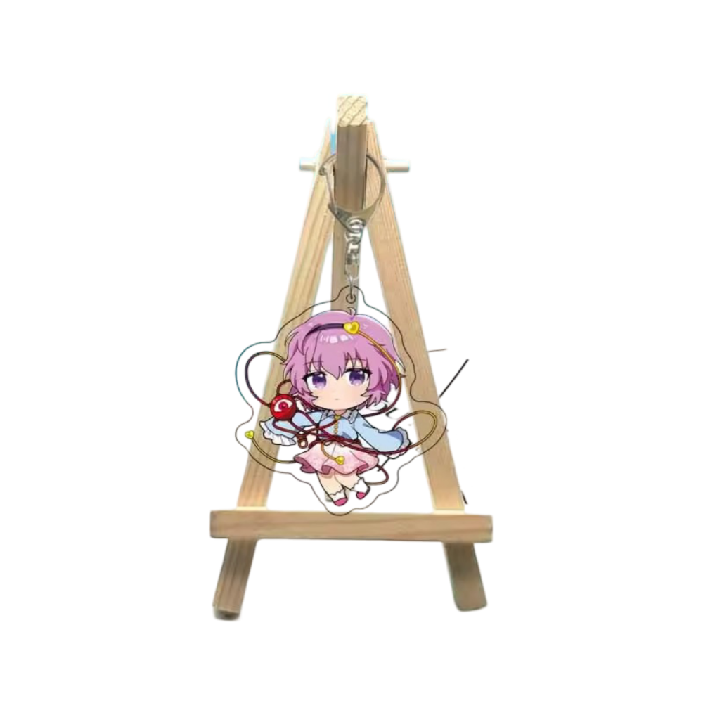 Anime Touhou Project Satori Komeiji Keychain Pendant Anime Touhou Project Satori Komeiji Keychain Pendant
