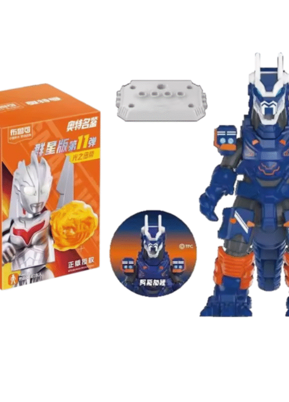 Anime Blokees Ultraman Earth Gallon Galaxy Version 11 Assembled And Movable Toy Blind Box