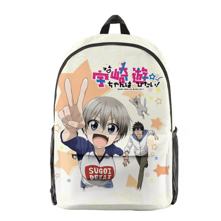 Anime Uzaki-Chan Wants To Hang Out! Shinichi And Hana Backpack