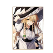 Anime Touhou Project Marisa Kirisame Waterproof Poster Wall Art