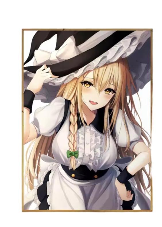 Anime Touhou Project Marisa Kirisame Waterproof Poster Wall Art