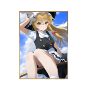 Touhou Project Marisa Kirisame Waterproof Anime Poster Wall Art