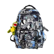 One Piece Anime Monkey D. Luffy Backpack With Pendant