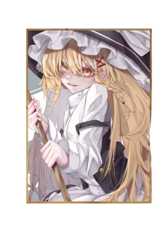 Anime Touhou Project Marisa Kirisame Poster Wall Decor