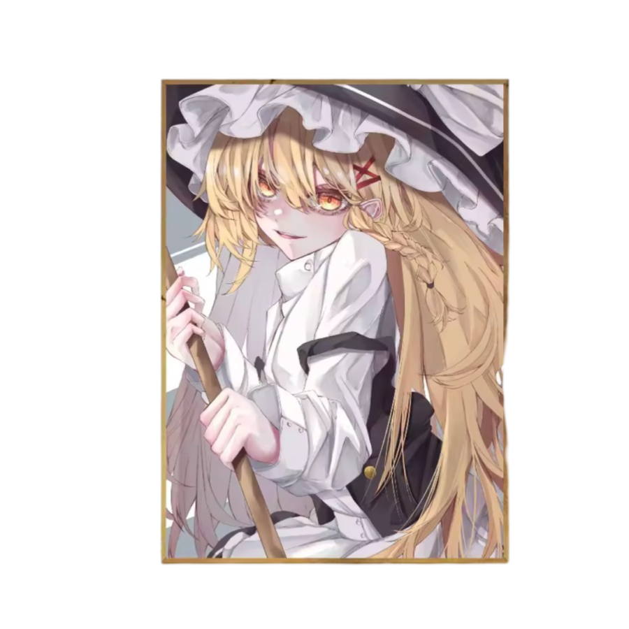 Anime Touhou Project Marisa Kirisame Poster Wall Decor Anime Touhou Project Marisa Kirisame Poster Wall Decor