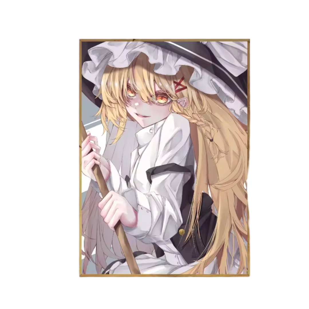 Anime Touhou Project Marisa Kirisame Poster Wall Decor Anime Touhou Project Marisa Kirisame Poster Wall Decor