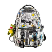 One Piece Monkey D. Luffy Anime Backpack With Pendant
