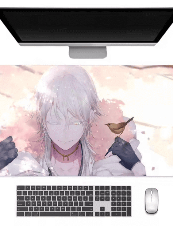 Anime Touken Ranbu Tsurumaru Kuninaga Print Mouse Pad