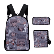 Anime Uzaki-Chan Wants To Hang Out! Hana Uzaki Backpack Pen Case With Waist Bag