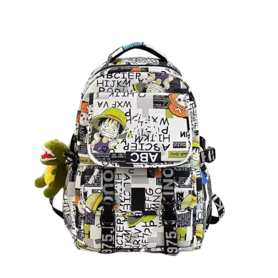 Anime One Piece Monkey D. Luffy Backpack With Pendant Anime One Piece Monkey D. Luffy Backpack With Pendant