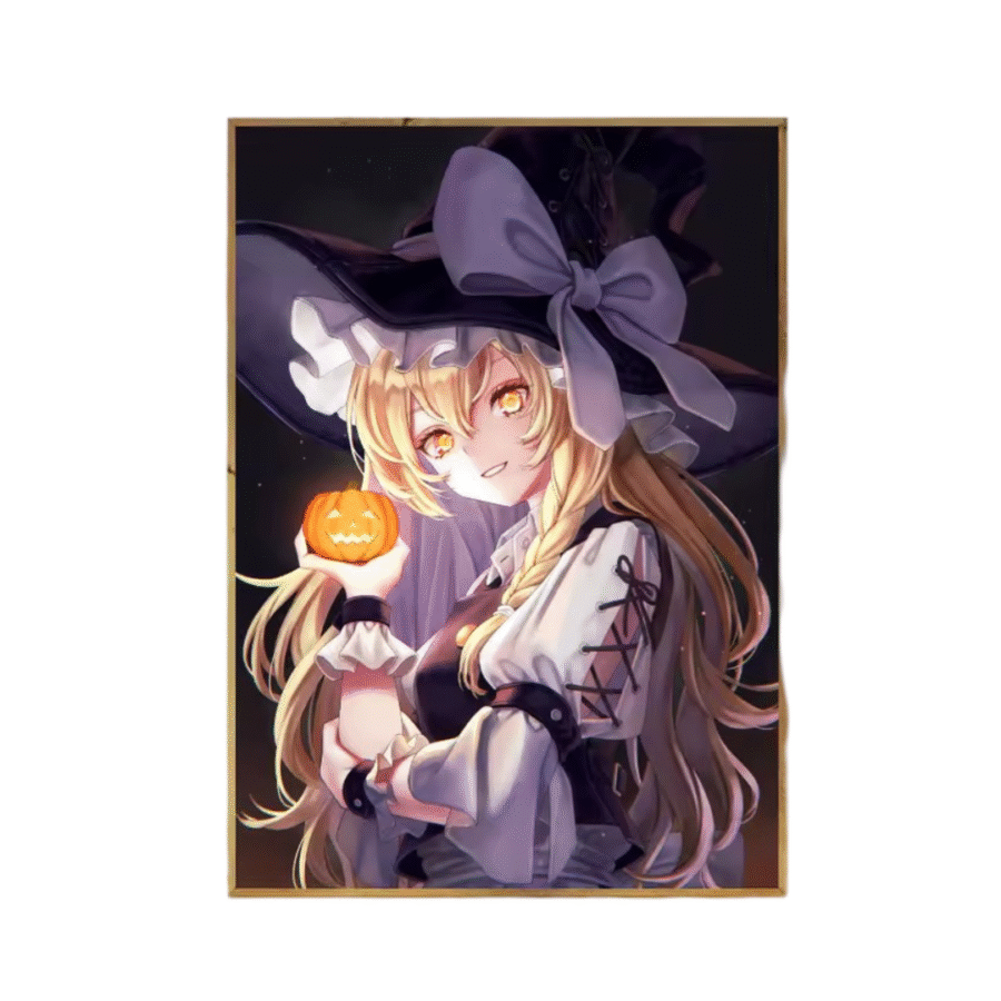 Touhou Project Anime Marisa Kirisame Waterproof Poster Wall Decor Touhou Project Anime Marisa Kirisame Waterproof Poster Wall Decor
