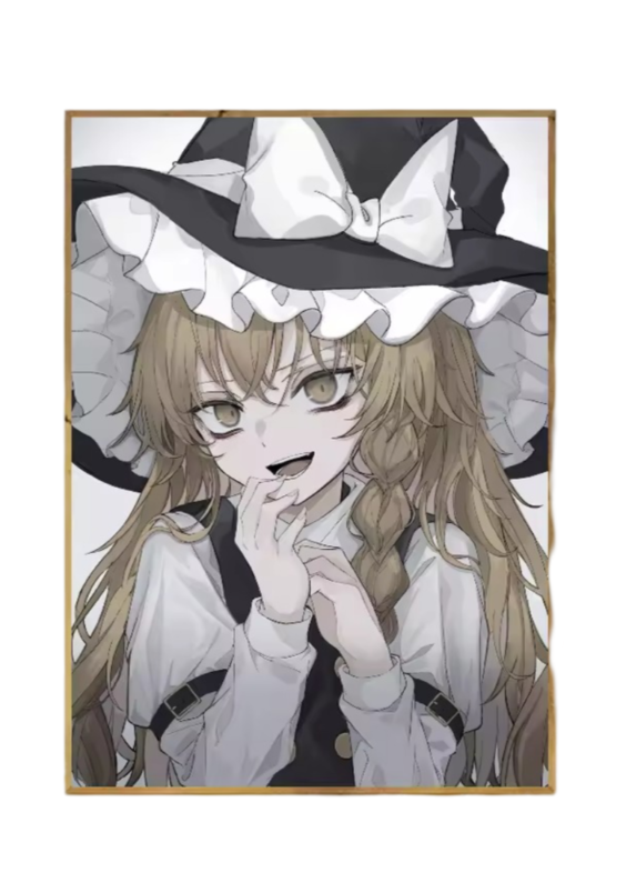 Anime Touhou Project Marisa Kirisame Waterproof Wall Art Poster