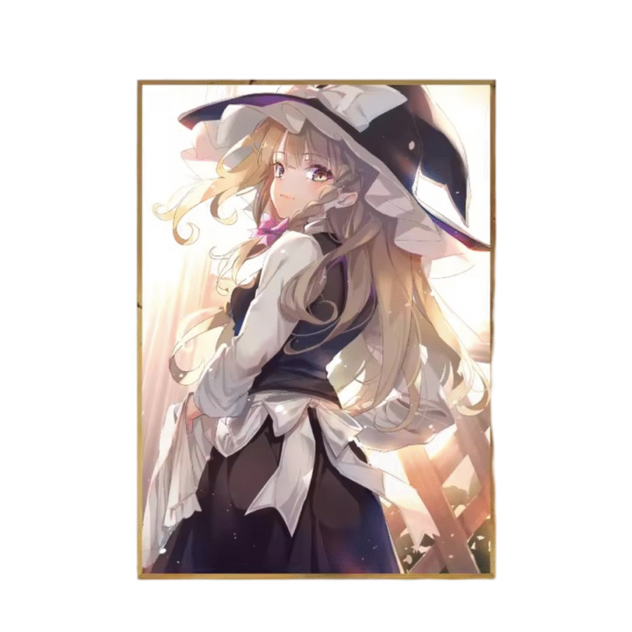 Touhou Project Anime Marisa Kirisame Waterproof Wall Art Poster Touhou Project Anime Marisa Kirisame Waterproof Wall Art Poster