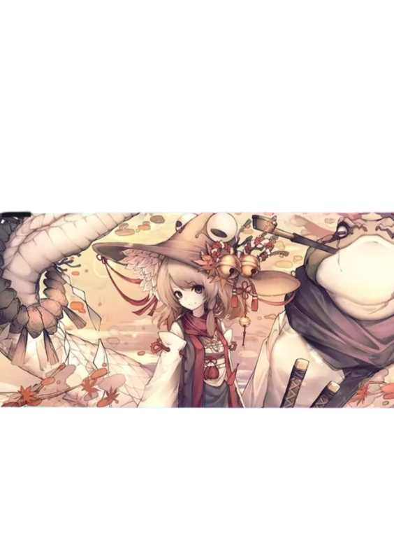 Anime Touhou Project Suwako Moriya LED Glowing Mouse Pad