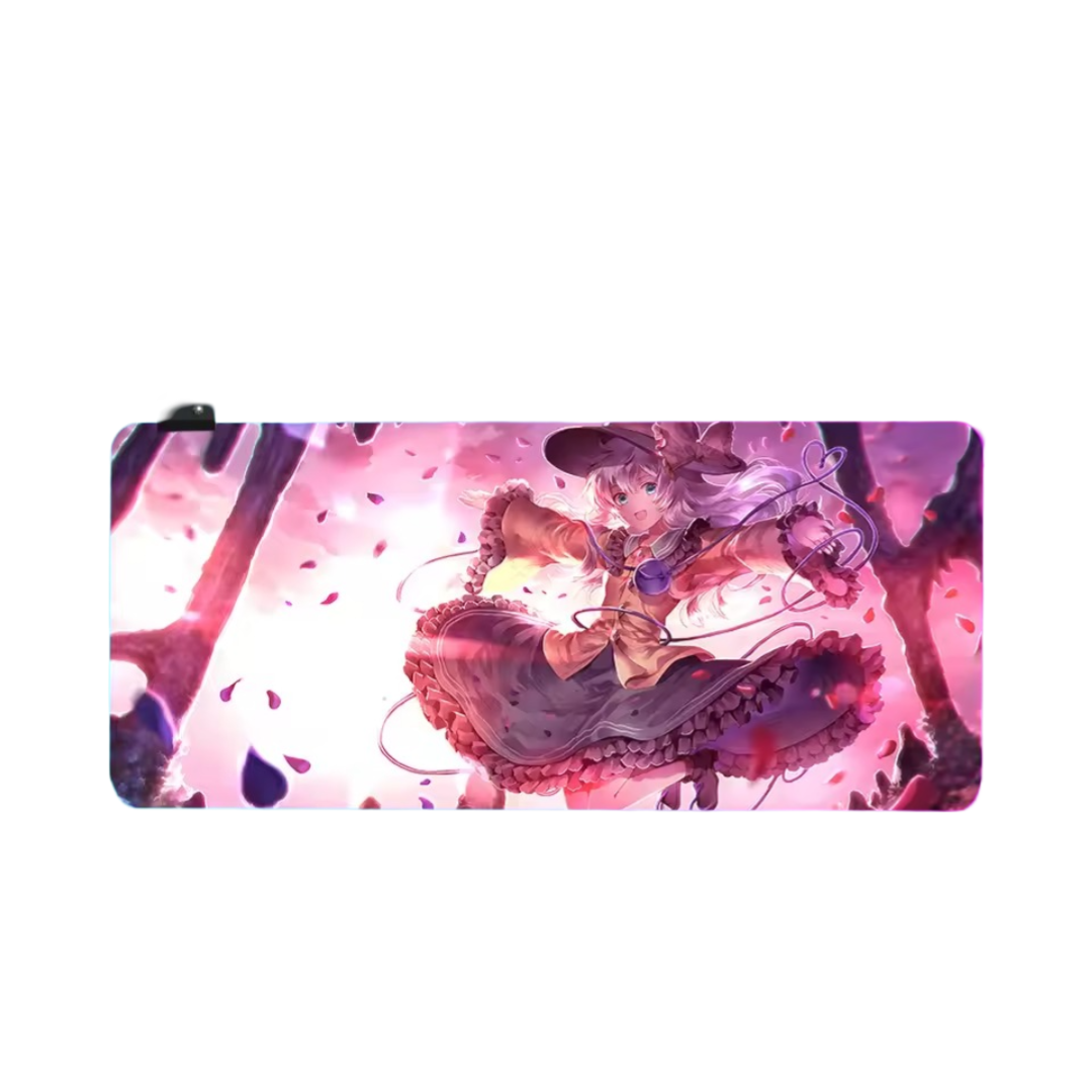 Anime Touhou Project Koishi Komeiji LED Glowing Mouse Pad Anime Touhou Project Koishi Komeiji LED Glowing Mouse Pad